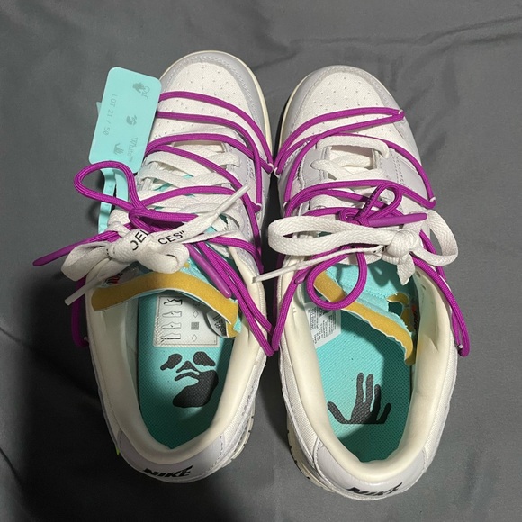 NIKE DUNK LOW Sail/Neutral Grey-Hyper Violet Boile/Hyper Violet/Gris Neutre